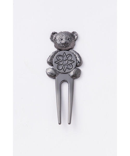 St ANDREWS(セントアンドリュース)の「【St ANDREWS】テディベアグリーンフォーク (UNISEX)(ゴルフグッズ・レディース・ブラック/ゴールド・FREE)」の1枚目の写真