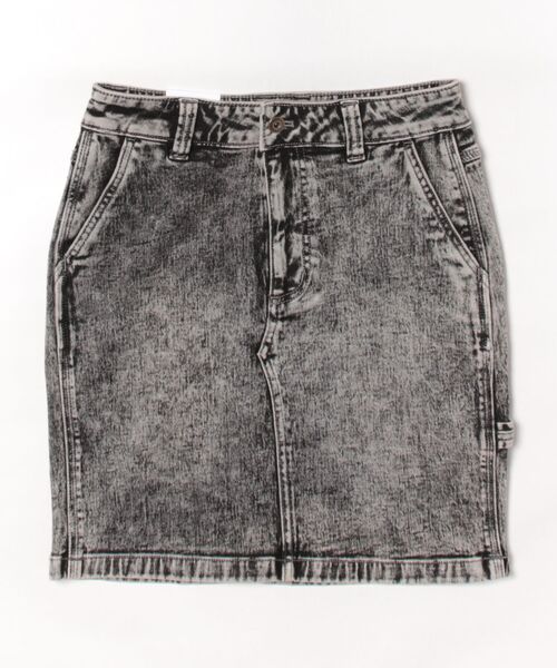 Dickies(ディッキーズ)の「デニム カーペンター ショートスカート レギュラーフィット(デニムスカート・レディース・ブルー系その他/ライトグレー系・26inch/25inch/27inch)」の1枚目の写真