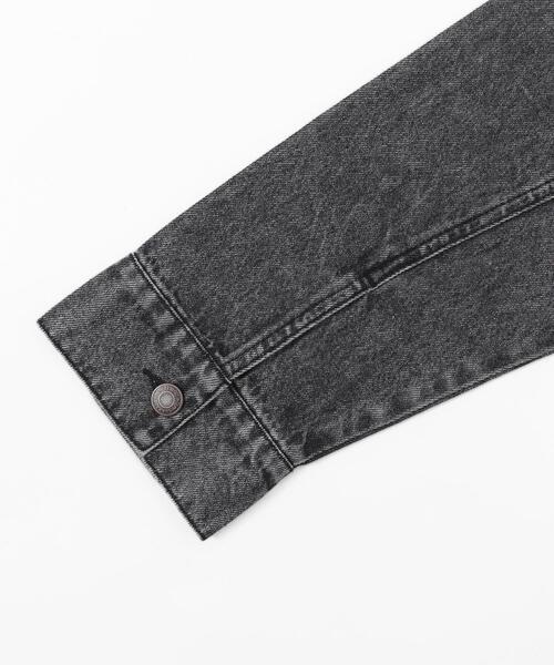 WEGO（ウィゴー）の「WEGO/ヴィンテージウォッシュショートデニムジャケット（デニムジャケット・レディース・コバルトブルー/ブラック系その他・FREE）」の4枚目の写真