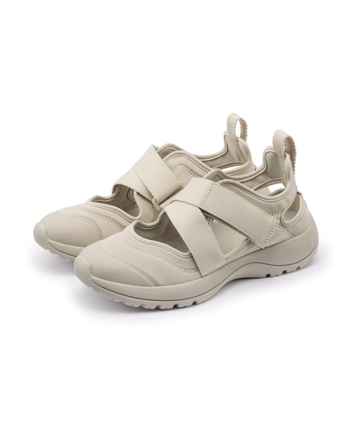 無印良品（ムジルシリョウヒン）の「スニーカーサンダル（サンダル・レディース・グレー系/キャメル/サンドベージュ/ホワイト/ブラック・S/M/L/XL/XXL）」の4枚目の写真