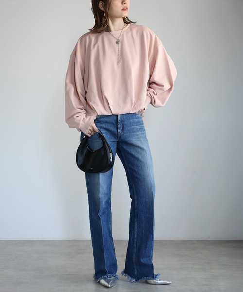 tシャツ 30/1バルーンプルオーバー レディース セール】バックプレートバルーンプルオーバー（Tシャツ