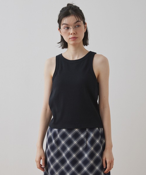 Unblend(アンブレンド)の「【Unblend】Unblend Basic カップ付き アメリカンスリーブ リブ パック タンクトップ(タンクトップ・レディース・ブラック/ブルー/ホワイト/グリーン系/レッド/イエロー・S/M)」の20枚目の写真