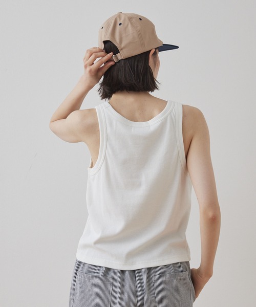 Unblend】Unblend Basic カップ付き アメリカンスリーブ リブ