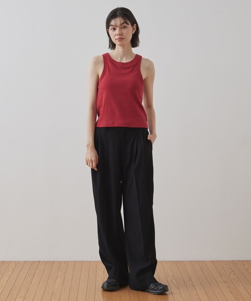 アメリカンスリーブ、ブルー♡M♡水着♡セパレート♡タンクトップ セール】【カップ付き】アメリカンスリーブショートタンクトップ