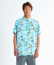 Quiksilver | SAFE PARADISE SS/クイックシルバートロピカル柄半袖シャツ(シャツ/ブラウス)
