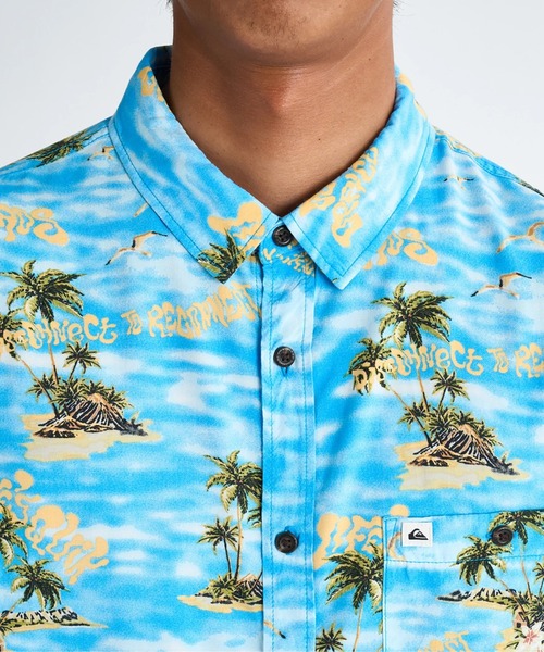 Quiksilver(クイックシルバー)の「SAFE PARADISE SS/クイックシルバートロピカル柄半袖シャツ(シャツ/ブラウス・メンズ・ブルー/ブラック/ネイビー/ブルー系その他/ブラウン・MEDIUM/LARGE/X-LARGE/SMALL)」の11枚目の写真