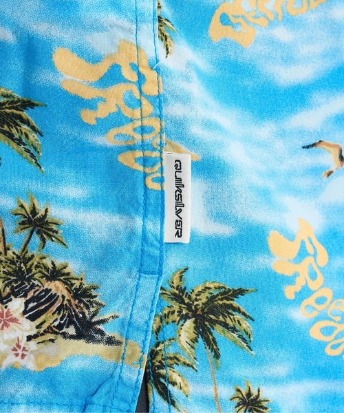 Quiksilver(クイックシルバー)の「SAFE PARADISE SS/クイックシルバートロピカル柄半袖シャツ(シャツ/ブラウス・メンズ・ブルー/ブラック/ネイビー/ブルー系その他/ブラウン・MEDIUM/LARGE/X-LARGE/SMALL)」の7枚目の写真