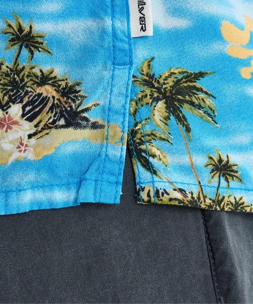Quiksilver(クイックシルバー)の「SAFE PARADISE SS/クイックシルバートロピカル柄半袖シャツ(シャツ/ブラウス・メンズ・ブルー/ブラック/ネイビー/ブルー系その他/ブラウン・MEDIUM/LARGE/X-LARGE/SMALL)」の6枚目の写真
