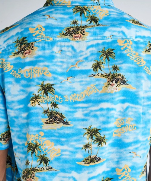 Quiksilver(クイックシルバー)の「SAFE PARADISE SS/クイックシルバートロピカル柄半袖シャツ(シャツ/ブラウス・メンズ・ブルー/ブラック/ネイビー/ブルー系その他/ブラウン・MEDIUM/LARGE/X-LARGE/SMALL)」の17枚目の写真