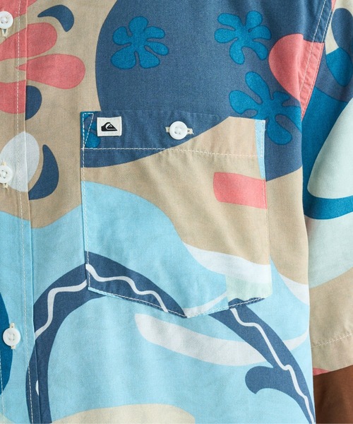 Quiksilver(クイックシルバー)の「SAFE PARADISE SS/クイックシルバートロピカル柄半袖シャツ(シャツ/ブラウス・メンズ・ブルー/ブラック/ネイビー/ブルー系その他/ブラウン・MEDIUM/LARGE/X-LARGE/SMALL)」の19枚目の写真