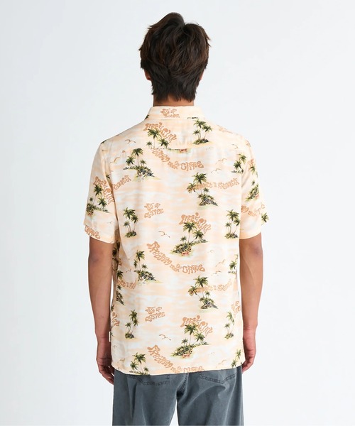 Quiksilver(クイックシルバー)の「SAFE PARADISE SS/クイックシルバートロピカル柄半袖シャツ(シャツ/ブラウス・メンズ・ブルー/ブラック/ネイビー/ブルー系その他/ブラウン・MEDIUM/LARGE/X-LARGE/SMALL)」の14枚目の写真