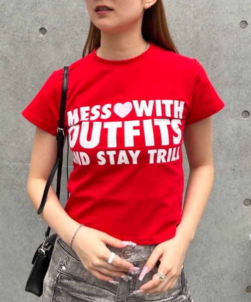 セール】クロップドフィットTシャツ（Tシャツ/カットソー