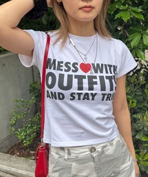クロップドフィットTシャツ