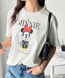 【Disney/ディズニー】別注/Mickey Mouse&Minnie Mouse/ヴィンテージプリントTシャツ