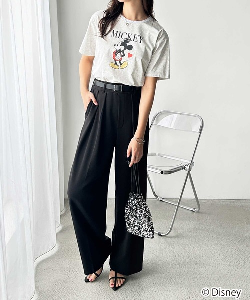 Disney(ディズニー)の「【Disney/ディズニー】別注/Mickey Mouse&Minnie Mouse/ヴィンテージプリントTシャツ(Tシャツ/カットソー・レディース・グレー系1/ホワイト系2/グレー系2/ホワイト系1・LARGE/MEDIUM)」の21枚目の写真