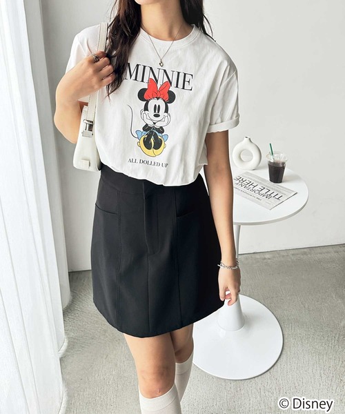 Disney(ディズニー)の「【Disney/ディズニー】別注/Mickey Mouse&Minnie Mouse/ヴィンテージプリントTシャツ(Tシャツ/カットソー・レディース・グレー系1/ホワイト系2/グレー系2/ホワイト系1・LARGE/MEDIUM)」の13枚目の写真