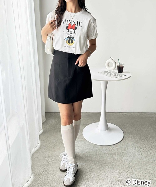 Disney(ディズニー)の「【Disney/ディズニー】別注/Mickey Mouse&Minnie Mouse/ヴィンテージプリントTシャツ(Tシャツ/カットソー・レディース・グレー系1/ホワイト系2/グレー系2/ホワイト系1・LARGE/MEDIUM)」の15枚目の写真