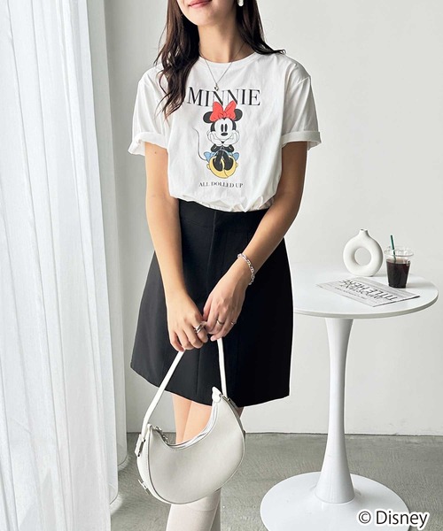 Disney(ディズニー)の「【Disney/ディズニー】別注/Mickey Mouse&Minnie Mouse/ヴィンテージプリントTシャツ(Tシャツ/カットソー・レディース・グレー系1/ホワイト系2/グレー系2/ホワイト系1・LARGE/MEDIUM)」の14枚目の写真