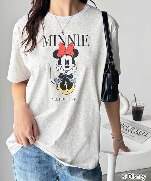 Disney(ディズニー)の「【Disney/ディズニー】別注/Mickey Mouse&Minnie Mouse/ヴィンテージプリントTシャツ(Tシャツ/カットソー・レディース・グレー系1/ホワイト系2/グレー系2/ホワイト系1・LARGE/MEDIUM)」の22枚目の写真