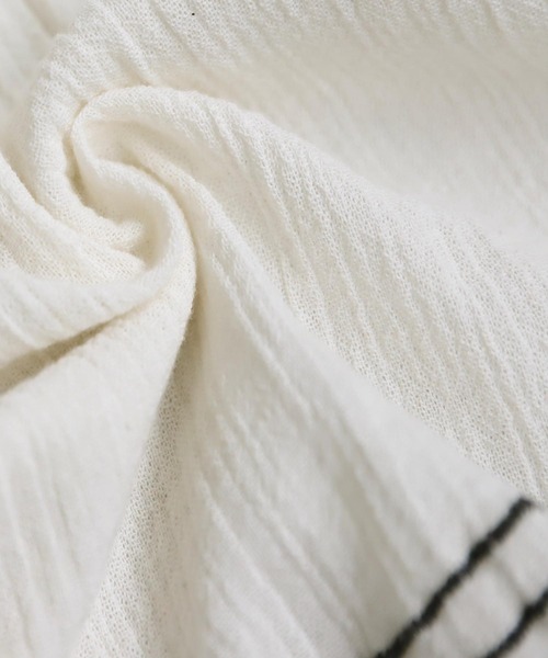 antiqua(アンティカ)の「インド綿刺繍ワンピース(ワンピース・レディース・ホワイト/ブラック・ONESIZE)」の22枚目の写真