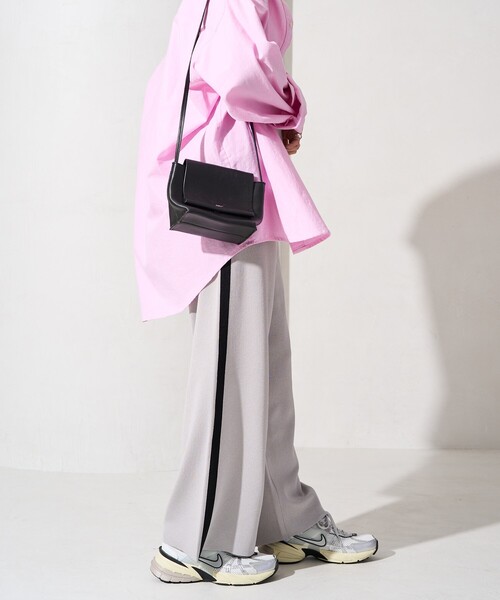 FREAK'S STORE（フリークスストア）の「限定展開　サマー ニット ライン イージーパンツ（その他パンツ・レディース・ブラック/グレー/ナチュラル/ネイビー・ﾌﾘ-）」の20枚目の写真