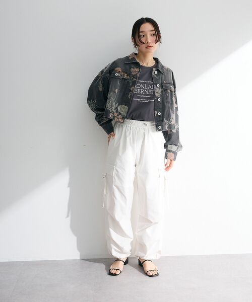 sugar spoon 2025sps フラワーデニムジャケット&パンツ セール】・SUGAR SPOON フラワーptGジャン（デニムジャケット