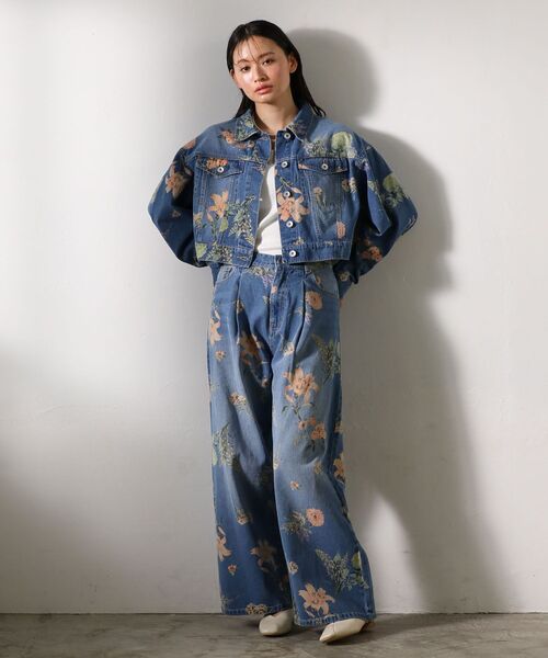 Sugar spoon（シュガースプーン）の「・SUGAR SPOON フラワーptGジャン