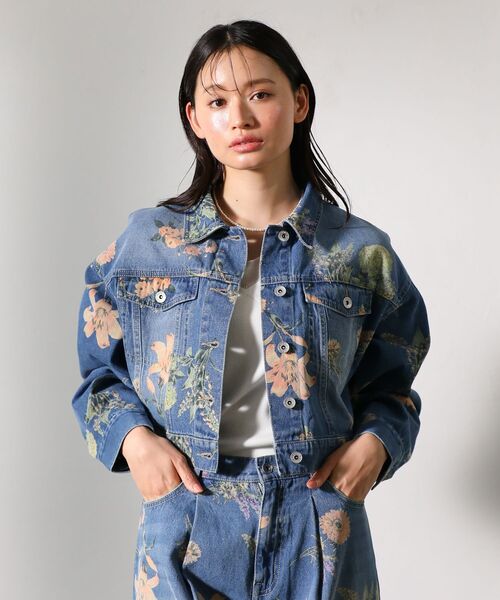 Sugar spoon（シュガースプーン）の「・SUGAR SPOON フラワーptGジャン