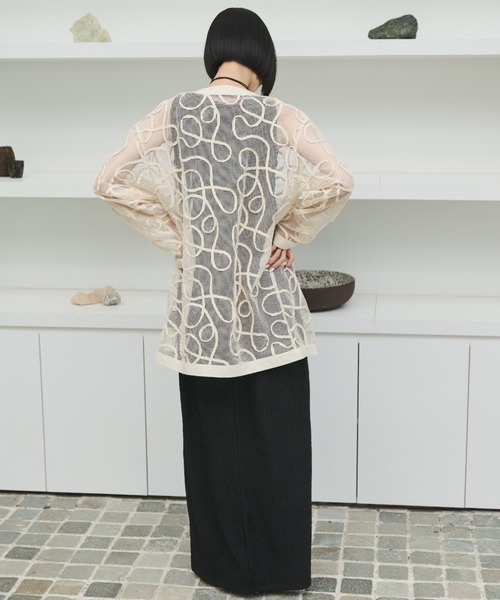 AIC.（エーアイシー）の「ワッシャー加工ボートネックノースリトップス/セットアップ可能（タンクトップ・レディース・ブラック/チャコールグレー/ブルー・FREE）」の15枚目の写真