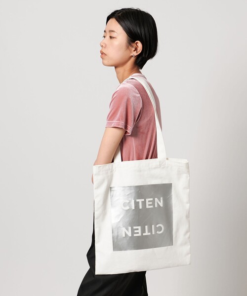 【CITEN】ロゴプリント フラットトート CITEN＞ロゴプリントフラットトート（トートバッグ）｜CITEN