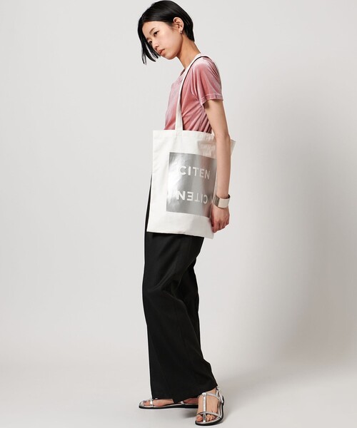 【CITEN】ロゴプリント フラットトート CITEN＞ロゴプリントフラットトート（トートバッグ）｜CITEN