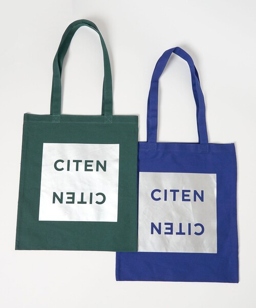 CITEN＞ロゴプリントフラットトート（トートバッグ）｜CITEN