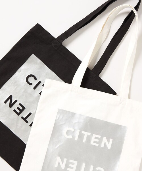 CITEN＞ロゴプリントフラットトート（トートバッグ）｜CITEN