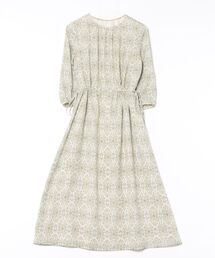 NEWYORKER（ニューヨーカー）の「ミモザプリント ドロスト7分袖ワンピース（ワンピース）」