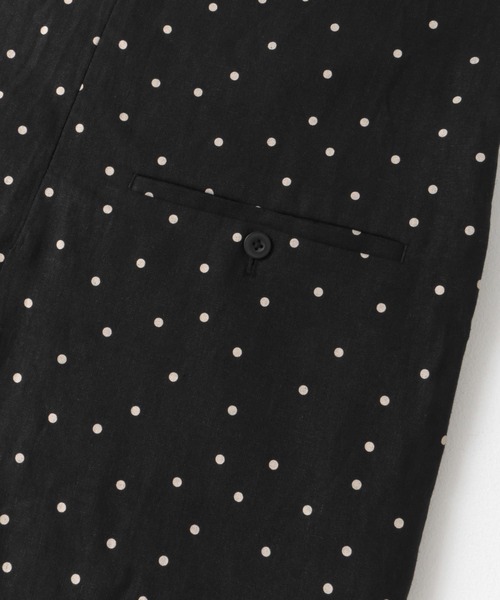 URBAN RESEARCH DOORS（アーバンリサーチドアーズ）の「リネンレーヨンドットオールインワン（サロペット/オーバーオール・レディース・ブラック/ナチュラル・SMALL/MEDIUM）」の13枚目の写真