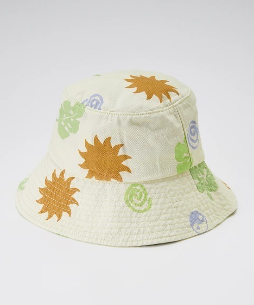 BILLABONG(ビラボン)の「BILLABONG レディース 【CRYSTAL TIDES】 SUN SYMBOL BUCKET HAT ハット 【2025年春夏モデル】/ビラボンボタニカル柄バケットハット(ハット・レディース・マルチ・FREE)」の7枚目の写真