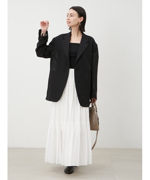 Mila Owen（ミラオーウェン）の「ストラップ付カップインチューブトップ（チューブトップ・レディース・ブラック/ホワイト/ブラウン・FREE）」の13枚目の写真