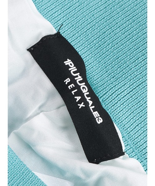 1PIU1UGUALE3  RELAX （ウノピゥウノウグァーレトレ リラックス）の「1PIU1UGUALE3 RELAX (ウノ ピュ ウノ ウグァーレ トレ リラックス) ロゴ刺繍 メッシュニット ショートパンツ（その他パンツ・メンズ・ブラック/サックスブルー・LL/L/M/S）」の7枚目の写真