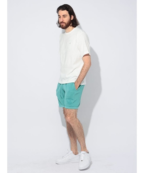 1PIU1UGUALE3  RELAX （ウノピゥウノウグァーレトレ リラックス）の「1PIU1UGUALE3 RELAX (ウノ ピュ ウノ ウグァーレ トレ リラックス) ロゴ刺繍 メッシュニット ショートパンツ（その他パンツ・メンズ・ブラック/サックスブルー・LL/L/M/S）」の12枚目の写真