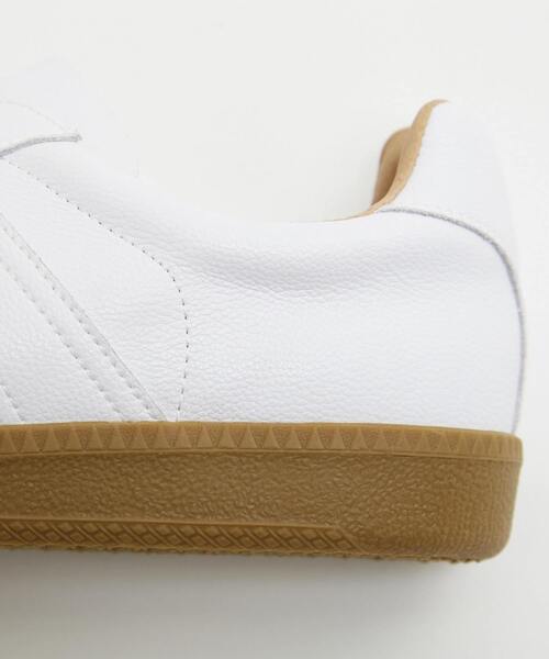 MEN'S MELROSE(メンズメルローズ)の「42500 GERMAN TRAINER / ジャーマントレーナー | レザースニーカー(スニーカー・メンズ・ホワイト/ブラック・41/42/40)」の8枚目の写真