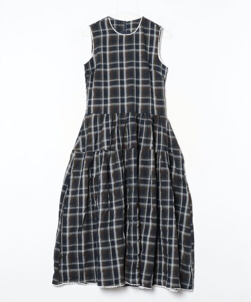FREE STYLISTS（フリー スタイリスト）の「YUGA_YGMC　Checkered sleeveless dress（ワンピース・レディース・グリーン・M/S）」の11枚目の写真