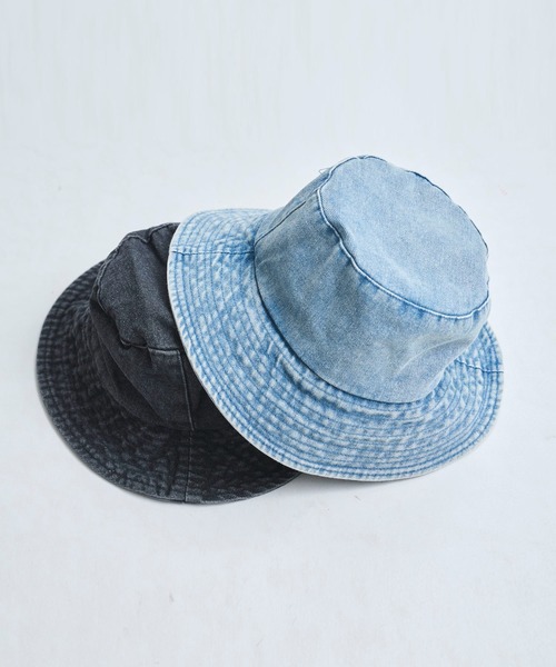 【美品】エルメス デニム ハット 56 9746565-03.jpg