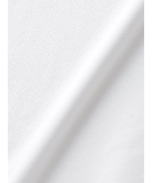 Perfect Suit FActory(パーフェクトスーツファクトリー)の「コットン Vネック半袖Tシャツ ホワイト/ブラック(Tシャツ/カットソー・メンズ・ブラック/ホワイト・M/L)」の3枚目の写真