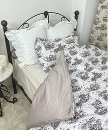 F i.n.t（フィント）の「パリトワル柄ベッドリネンセット/F i.n.t HOME 【シングル・2点セット】/fint　フィント（寝具）」