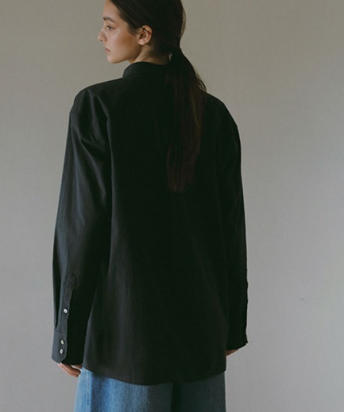 ETRE TOKYO（エトレトウキョウ）の「ハシゴレースソフトワッシャーシャツ（シャツ/ブラウス・レディース・ブラック/ホワイト・FREE）」の11枚目の写真