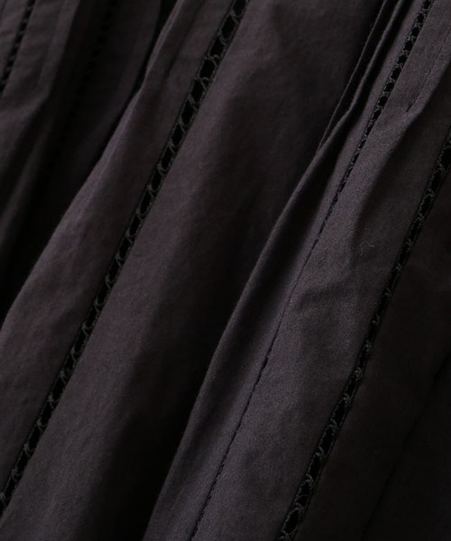 ETRE TOKYO（エトレトウキョウ）の「ハシゴレースソフトワッシャーシャツ（シャツ/ブラウス・レディース・ブラック/ホワイト・FREE）」の13枚目の写真