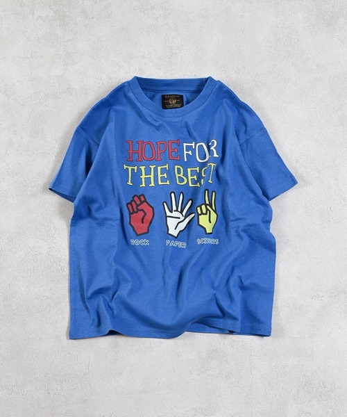 Life Support Products（ライフサポートプロダクツ）の「S/S グラフィックTee（Tシャツ/カットソー・キッズ・ブルー/ホワイト系その他/マスタード/ライトピンク/杢グレー/ラベンダー/チャコール/オフホワイト/ブラック/カーキ・90/110/120/80/130/95/140/100/150）」の7枚目の写真