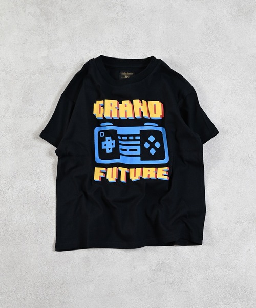 Life Support Products（ライフサポートプロダクツ）の「S/S グラフィックTee（Tシャツ/カットソー・キッズ・ブルー/ホワイト系その他/マスタード/ライトピンク/杢グレー/ラベンダー/チャコール/オフホワイト/ブラック/カーキ・90/110/120/80/130/95/140/100/150）」の15枚目の写真