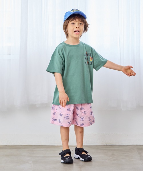 Life Support Products（ライフサポートプロダクツ）の「S/S グラフィックTee（Tシャツ/カットソー・キッズ・ブルー/ホワイト系その他/マスタード/ライトピンク/杢グレー/ラベンダー/チャコール/オフホワイト/ブラック/カーキ・90/110/120/80/130/95/140/100/150）」の11枚目の写真