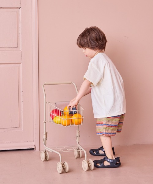 Life Support Products（ライフサポートプロダクツ）の「S/S グラフィックTee（Tシャツ/カットソー・キッズ・ブルー/ホワイト系その他/マスタード/ライトピンク/杢グレー/ラベンダー/チャコール/オフホワイト/ブラック/カーキ・90/110/120/80/130/95/140/100/150）」の20枚目の写真